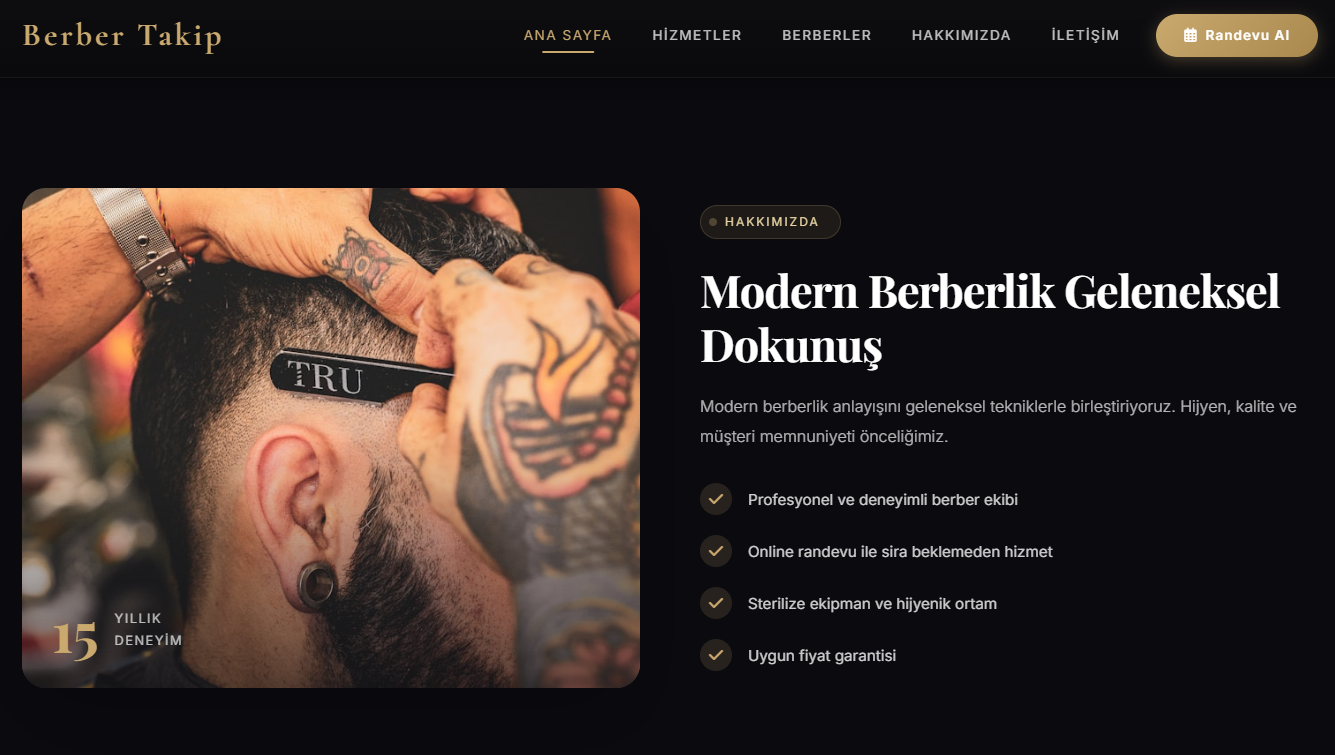 Berber Takip Programı — ekran görüntüsü 4